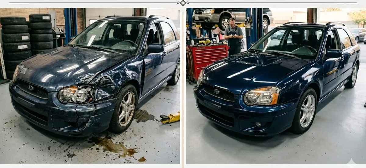 1. BEFORE AND AFTER REPAIR PHOTOS