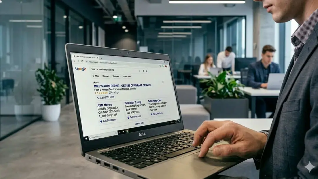 Google Ads auto repair shop budget