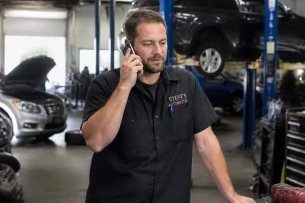 How many people called the auto shop
